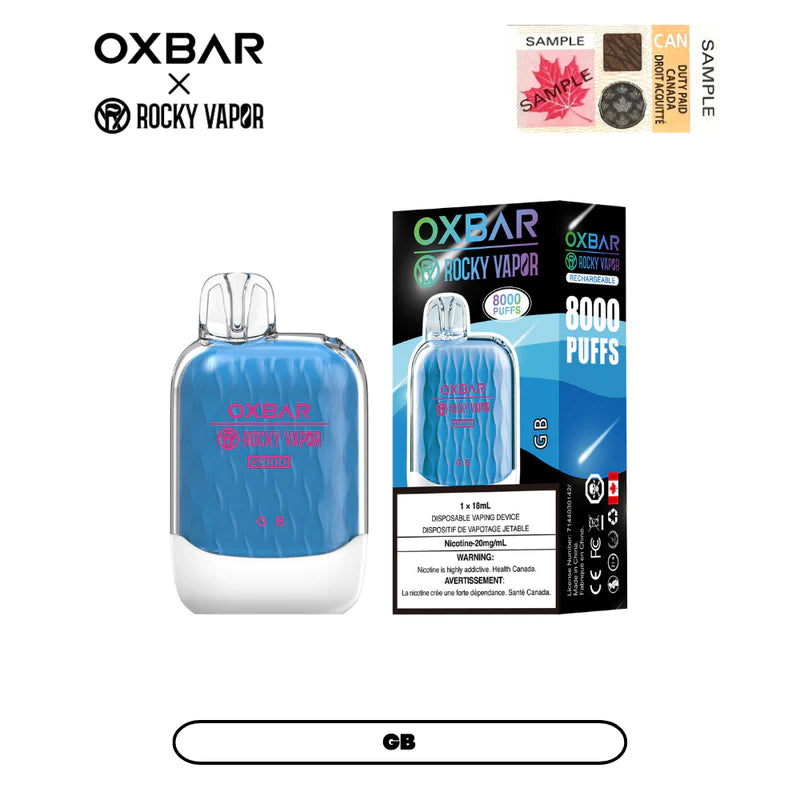 OXBAR 8000 PUFFS (F)