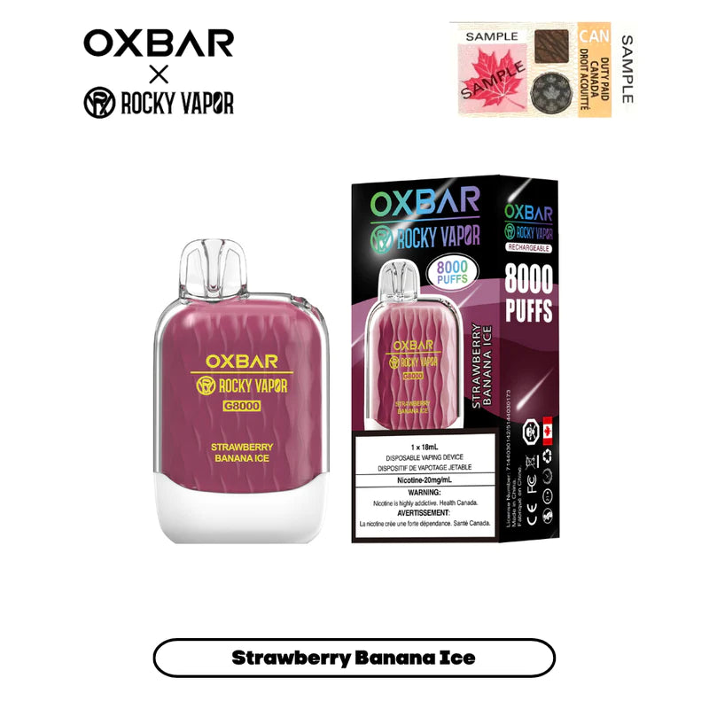 OXBAR 8000 PUFFS (F)